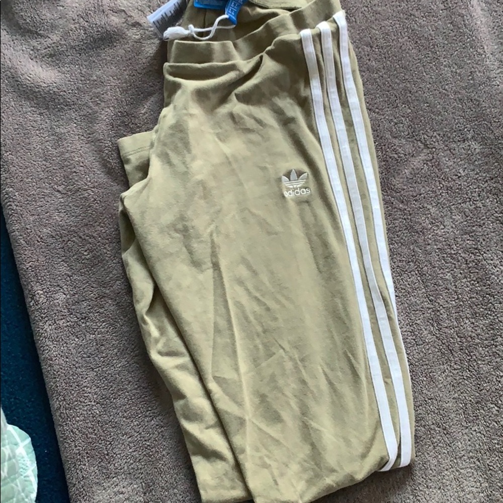 Adidas Leggings Olive Green